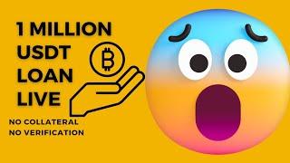 1,000,000 USDT Crypto loan without Collateral or verification. I made UpTo 4.9 Million profit🫢🫢