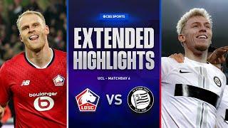 Lille vs. Sturm Graz: Extended Highlights | UCL League Phase MD 6 | CBS Sports