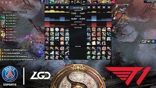 FIRST 10-man BUYBACK FIGHT in TI HISTORY - PSG.LGD vs T1 TI10 The International 10 - DOTA 2