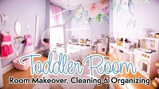 Toddler Room Makeover | Toddler Room Organization | Toddler Girl Room Ideas