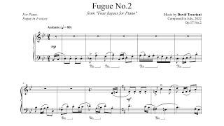 Fugue in Bb (Op.17 No.2) By David Tsvariani