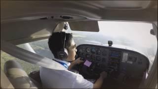 Young Khmer Kid flying Plane