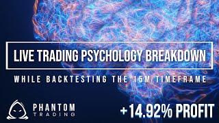 MUST WATCH! Trading Psychology Breakdown While Backtesting | No Rewind! | +14.92% Profit | 15m Only