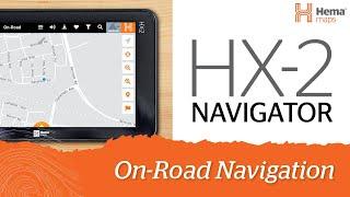 Hema HX-2 | On-Road Navigation