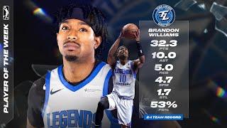 Brandon Williams Named NBA G League Player Of The Week: December 10
