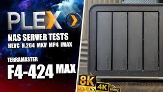 Terramaster F4-424 Max Plex NAS Tests