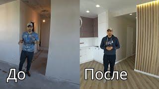 Ремонт квартир Тюмень. Готовый обзор 55 м²!  ЖК Апрель