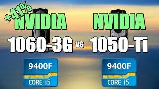 1060-3GB vs 1050-Ti - 9400F. CSGO, Fortnite, PUBG, GTAV, Overwatch.