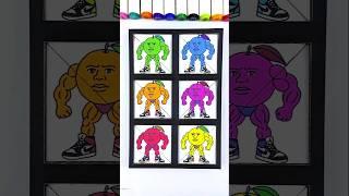 Italian Brainrot Meme Amazing Cardboard Puzzle ! Udindindun Piece Putting #brainrot #shorts