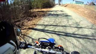 Yamaha WR250R vs Honda CRF250L drag race