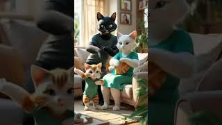 leo is dancing with his family #cat #cute #shortsfeed #shorts #leo #dubidubidu #kitty #meowmeowsong