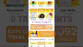 HOW TO GET 0 TRIAL POINTS PRODUCTS  IN SMYTTEN APP...#smytten #freesamples #viral #viralshorts