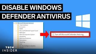 How To Disable Windows Defender In Windows 10 (Now Called Defender Antivirus)