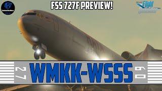 MSFS Live | FSS 727F Preview! | Retro Raya Airways Ops | FSS 727 | Kuala Lumpur to Singapore!