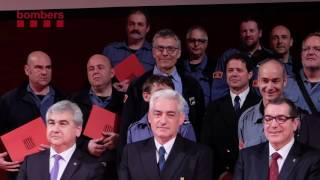 Cerimònia del lliurament de medalles i distincions dels Bombers de la Generalitat de Catalunya