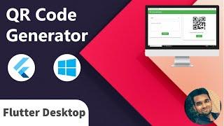 QR Code Generator Windows App in Flutter Desktop (Technical Preview)