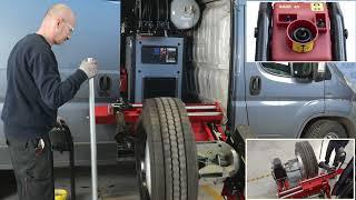 MONDOLFO FERRO - TB124 MOBILE TRUCK TIRE - HOW TO USE