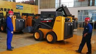 China Comfortable Operator Station Skid Steer Loader CDM307