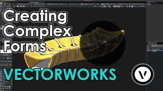 Creating Complex Forms in Vectorworks (Using NURBS Modelling 4K)