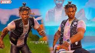 Fortnite JUICE WRLD Skin GAMEPLAY! (CH2 Remix Outfit)