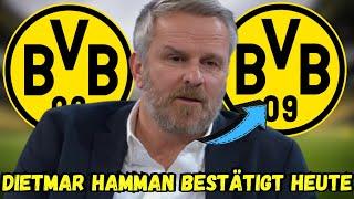 BvB: Gerade bestätigt! Alle überrascht! Dietmar Hamman hat dies gerade bestätigt! BvB-Neuigkeiten!