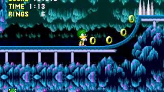 Sonic Zeta Overdrive (Sega Genesis) - Vizzed.com GamePlay (rom hack)