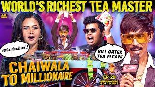 Dolly Chaiwala’s INSANE Paal Packet Stunt! Manimegalai SHOCKED! Chennai Crowd Goes WILD!