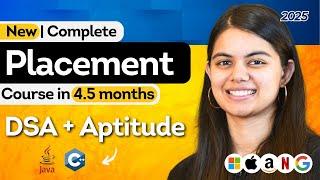 Complete Data Structures & Algorithms + Aptitude for Tech Placements | New Alpha Plus 5.0