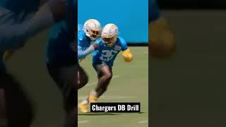 Chargers Eye Discipline Drill! #Shorts #DefensiveBackDrills