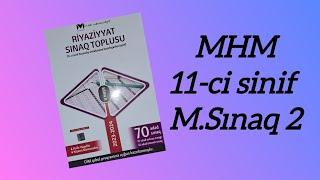 MHM 11-ci sinif buraxılış imthanı sınaq kitabı. Mövzu sınağı 2