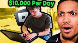Spending 24 Hours With ROBLOX MILLIONAIRES