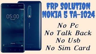 NOKIA 5 FRP BYPASS/NO PC