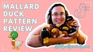 Crochet Mallard Duck Pattern Review  Test 5 FREE patterns with me #crochet #patterntest #duck #yarn