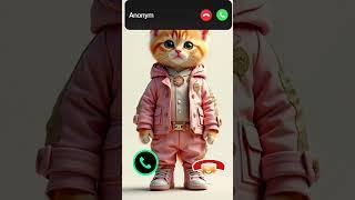 cat is calling::::#cat #cutecat #funny #animals #gato #aiart #youtubeshorts #trendingshorts