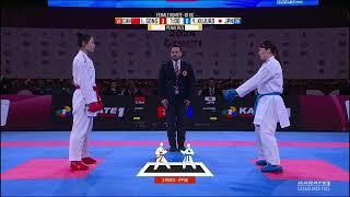 Karate Kumite Final | China vs Japan | Li Gong vs Yuki Kujuro | Casablanca 2024  -61 Kg