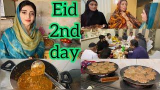 Eid 2nd day vlog | Rashida api se larai ho gayi | Sb hamare ghar aye