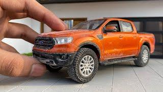 Unboxing a Mini Ford Ranger Pickup Truck Diecast Model | Off-roading | Miniature Automobiles