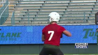 Video: Tulane QB Michael Pratt, a prospect for several NFL scouts