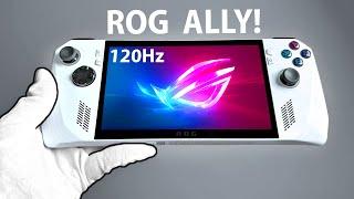 The ROG ALLY Unboxing - Future of Gaming Handhelds? (120Hz Experience)