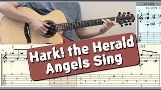 Hark the Herald Angels Sing (Guitar) [Notation + TAB]