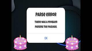 How to fix parse error on Android - Theta Box