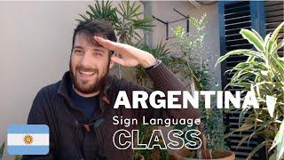 Learn ARGENTINE Sign Language with Santiago! | Online Class on InterSign University