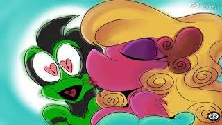 Kissing the Kissy Lizard SPEEDDRAW wMUSIC #rbcomics #digitalart #clipstudiopaint #TheStupidReviews