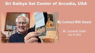 My Contract With Swami! | Mr. Leonardo Gutter, Chairman SSSWF