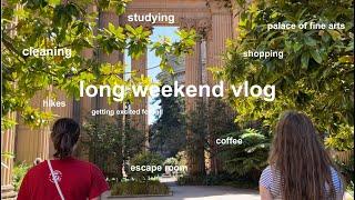 long weekend vlog - cleaning, getting excited for fall, visisting san francisco