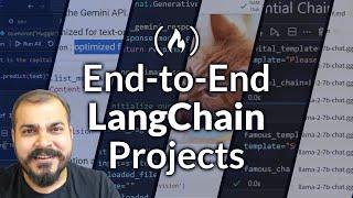 LangChain GEN AI Tutorial – 6 End-to-End Projects using OpenAI, Google Gemini Pro, LLAMA2