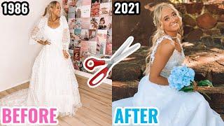 DIY WEDDING DRESS MAKEOVER CHALLENGE (TWIN VS TWIN)