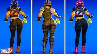 Fortnite Renegade Raider vs Renegade Rebel Party Hips 1 Hour Version Thicc!  OG Gyat Emote Battle 