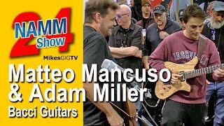 Matteo Mancuso and Adam Miller jam on "Sunny" at Bacci Guitars | MikesGigTV