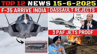 Indian Defence Updates : F-35 Arrive in India,3 PAF Jet Proof,New Ramjet Artillery,CATS Mini Fighter